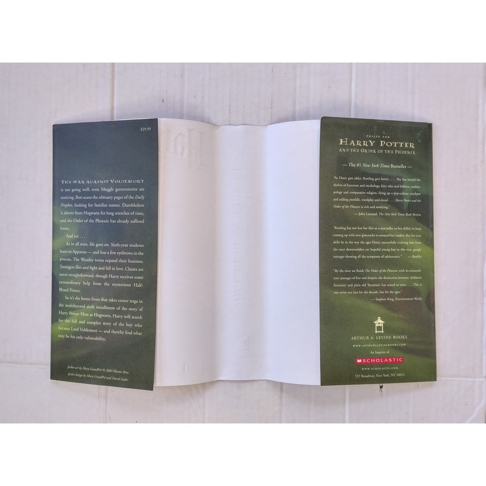 Harry Potter and the Half-Blood Prince J.K. Rowling 1st Edition Hardcover 2005 - Picture 4 of 10